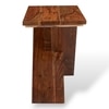 Ikiriya Sheesham Wood Contemporary Side Table in Natural Teak Finish