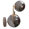 Eliante Modern Wall Lights Mild Steel & Glass Material Gold & Smoke Finish