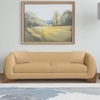 Amala Velvet 3 Seater Sofa Beige in Colour