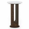 Orra Solid Wood Side Table in Mango Walnut Finish
