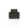 Apollo 1 Seater  Fabric Sofa In Stone Grey Velvet Colour