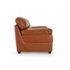 Hensley 3 Seater Leatherette Sole in Tan Brown Colour