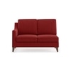 Abbey Sectional Sofa (Colour : Salsa Red, Cushion : Hard, Seater : Right Aligned 2 Seater + Right Aligned Chaise)