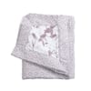 Lavender And White Floral Cotton 400 Tc Reversible Single Bed Dohar 240 X160 Cm