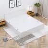 Hexa Engineered Wood Modern Queen Bed With Headboard With Storage In Frosty White