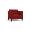 Lewis 1 Seater Fabric Sofa in Salsa Red Colour