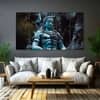 The Castle Decor Adiyogi Wall Art Set of 5 Digital Painting 27x48 Inch