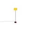 Emme Yellow Cotton Shade Floor Lamp
