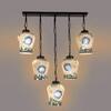Devansh Solid Wood Electric Wall Light in Brown Colour with Multi Shade Count of 1 Light