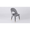 Rexo Solid Wood Accent Chair in Grey Colour