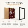 The Castle Decor Traditional Warli Art Wall Painting Set of 8 Design 2