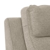 Emila Fabric Left Aligned Three Seater Sectional Recliner in Fossil Weave Colour