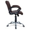 Liieancoinn Mid Back Executive Chair in Brown Colour