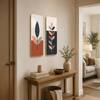 The Castle Decor Modern Boho Botanical Wall Art Set of 2 Design 1 19x27 Inch