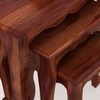 Arkansas Solid Wood Side Table in Honey Finish