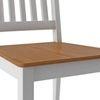 Diner Solid Wood Dining Chair Set Of 2 In Golden Oak Finish
