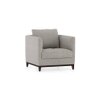 Florence Essential 1 Seater Fabric Sofa in Vapour Grey Colour