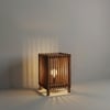 Renard Beige Jute Floor Lamp with Beige Jute Base