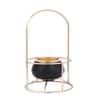 Regal Radiance Candle Holder in Gold Colour