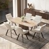 Nola 6 Seater Dining Table With Set of 3 Bren Dining Chair