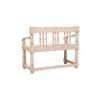 Avika Solid Wood Bench White Finish