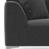 Wynn 3 Seater Fabric Sofa in Urban Grey Colour