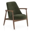 Dakota Lounge Chair In Stria Olive