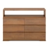Ohio Chest of Drawer in Amber Walnut Finish