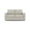 Apollo Compact High Back 2 Seater Fabric Sofa in Monochrome Paisley Colour