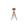 Albert Black Cotton Shade Floor Lamp