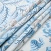 Blue Floral 4 Pcs Comforter set with Queen size bedsheet + 2 Pillow covers