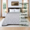 Zara Premium Cotton Comforter Floral Double Bed Reversible 350 Gsm Size 240 X 220 Cms