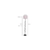 Hellen Multicolour Fabric Floor Lamp with Black Iron Base