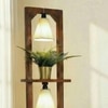 Daffodil Beige Jute Floor Lamp with Beige Jute Base