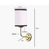 Devansh Metal Electric Wall Light in Gold Colour with Multi Shade Count of 1 Light