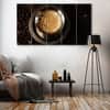 The Castle Decor Coffee Art Wall Painting Wooden Framed 27x48 Inch (Style 2)
