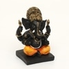 Bhupati Polyresin Figurine in Black Colour