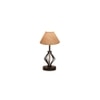 Luciana Beige Jute Table lamp with Iron Base