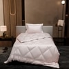 Stoa Paris Comforter for Single Bed, 300TC Satin Comforters in Blushing Pink