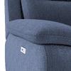 Emila One Seater Motorized Recliner in Blue Colour