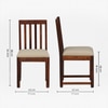 Aura Solid Wood 4 Seater Dining Set With 4 Chairs In Honey Finish