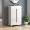 Oslo High Gloss 21 Pair Shoe Rack In White Finish