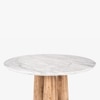 Hump Solid Wood Four Seater Dining Table in Brown Colour