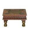 Desert Art Wooden Handpainted Copper Bajot 12 x 12 Inch