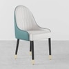 Lili Accent Chair in Cream & Blue Colour