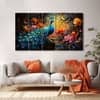 The Castle Decor Bird Wall Painting Wooden Framed 27x48 Inch (Style 2)