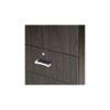 Ren 4 Door Wardrobe with External Drawers in Wenge Finish