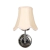 Devansh Steel Cotton Wall Mounted Lamp With Cotton Off White Shade
