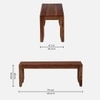 Anitz Solid Wood Bench