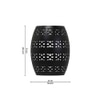 Metalsmith Circular Iron End Table – Black Finish